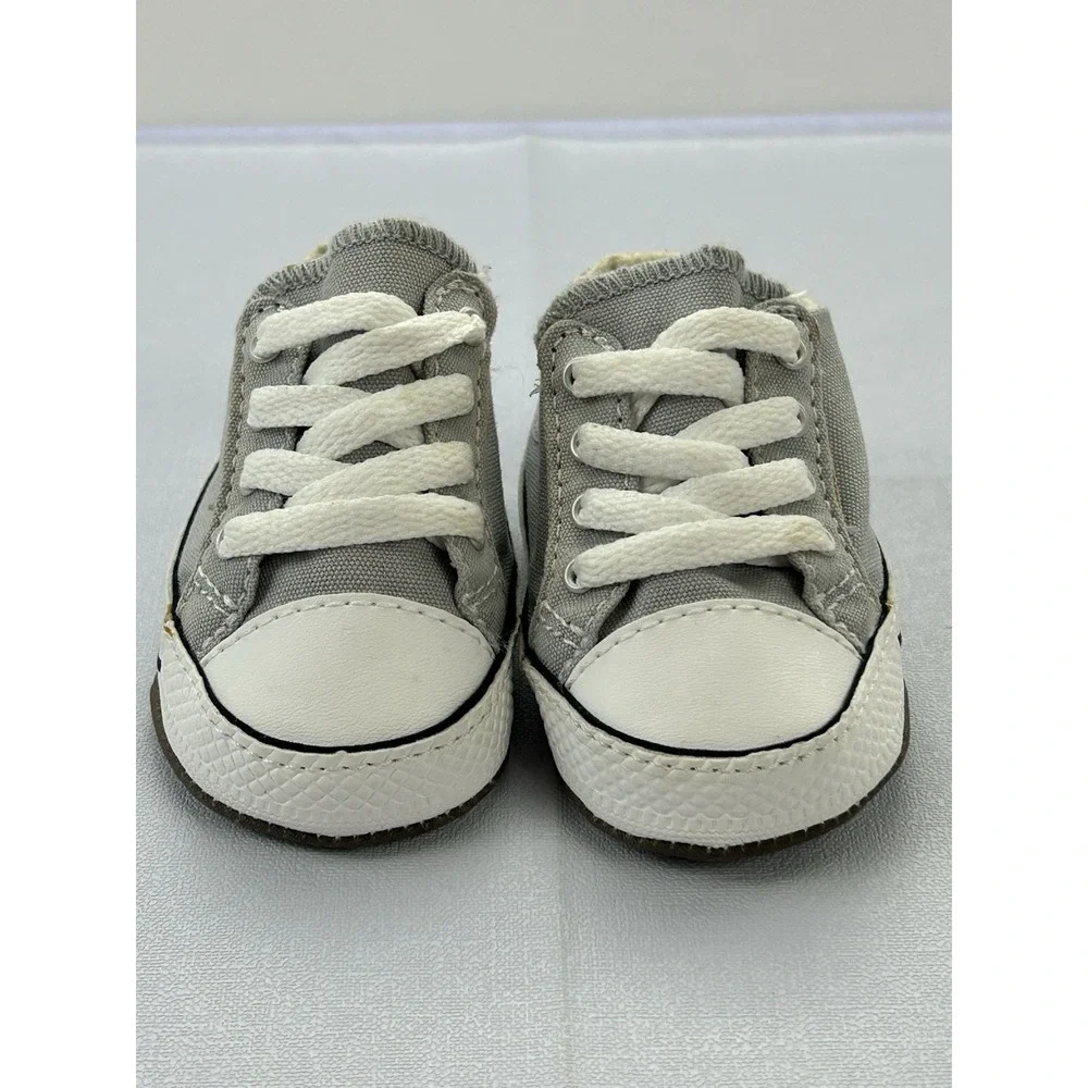 Converse Chuck Taylor All Star Cribster Baby Shoes US 1 Wolf Gray 865159C